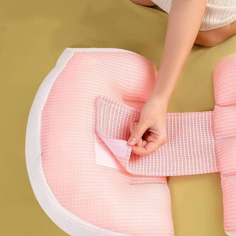 Pregnancy Side Sleeper Pillow with Waist & Belly Support