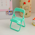 Ins Wind Stool Folding Mobile Phone Bracket Creative Desktop Multi-Function Mobile Phone Bracket Macaron Lazy Bracket