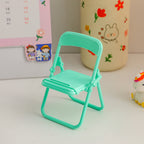 Ins Wind Stool Folding Mobile Phone Bracket Creative Desktop Multi-Function Mobile Phone Bracket Macaron Lazy Bracket