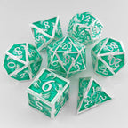 Popular New Eye Hand Dice Set, D&amp;D Cthulhu Role-Playing Game, 7-Piece Metal Dice Set