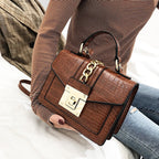Fashion Alligator Women Shoulder Bags Designer Chains Handbags Luxury PU Leatehr Crossbody Bag Small Envelope Flap Famale Purses