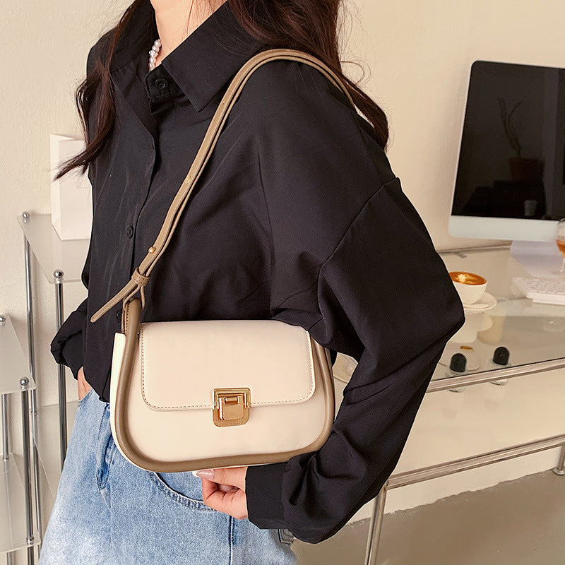 Western Style Bag New Fashion Women's Bag Texture Underarm Shoulder Bag Small Fresh All-Match Women's Bag Messenger Bag
