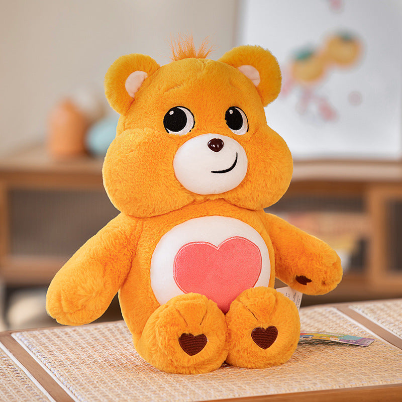 Angry Bear Rainbow Bear Plush Doll Love Bear Cute Doll Valentine's Day Gift