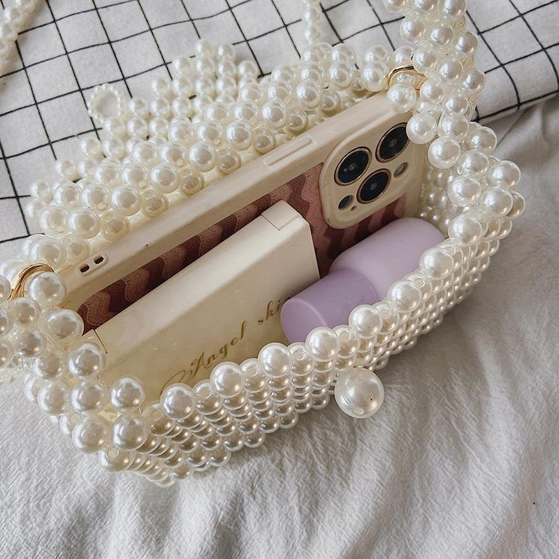 Pearl Bag Women's 2023 Crossbody Bag Mobile Phone Bag Mini Pearl Bag