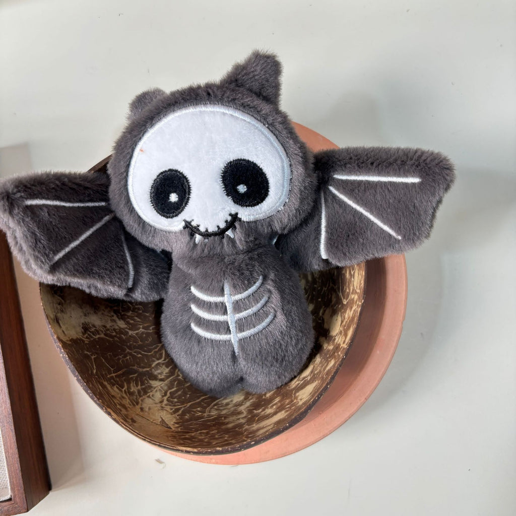 Halloween Cartoon Devil Bat Cute Plush Toy Doll Backpack Keychain Pendant