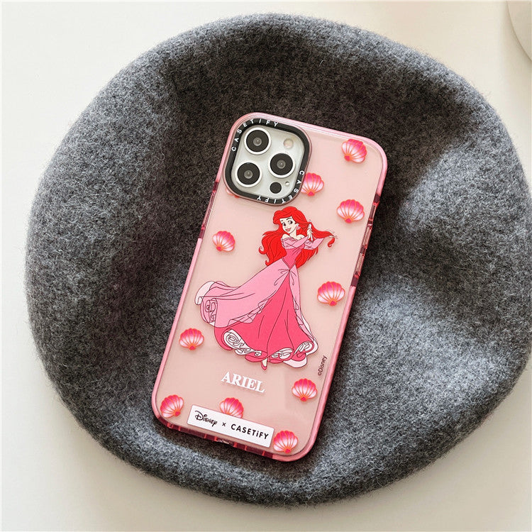 Cartoon Beautiful Girl Princess Suitable For iPhone13 Apple 12Promax Mobile Phone Cover 7 8plus Anti-Fall XR