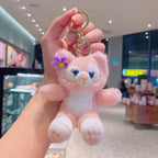 Lingna Belle Plush Key Chain Bag Doll Doll Bag Pendant Cute Couple Cartoon Pendant Key Chain