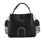 Women's Bag New Spring Simple Bucket Bag PU Casual Bag Handbag Single Shoulder Messenger Bag