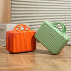 Vintage Luggage Mini Makeup Case 14-inch Small Box Gift Box 16-inch Carry-on Bag Storage Lock Box