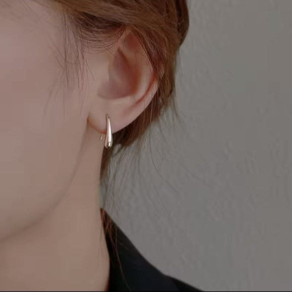 Water Drop Silver Earrings NYSHK