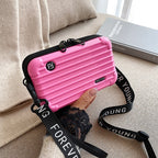 PC hard shell toiletry bag 7-inch shoulder crossbody bag hand storage bag suitcase small bag