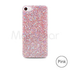 Silicone Bling Powder Soft Case For iPhone 5 5S 7 6 8 Plus X Shinning Glitter Phone Cover for iPhone XR XS Max Cases Shell