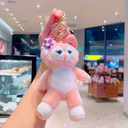 Lingna Belle Plush Key Chain Bag Doll Doll Bag Pendant Cute Couple Cartoon Pendant Key Chain