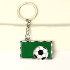 Qatar World Cup Small Gift Baking Varnish Metal Bottle Opener Basketball Football Key Chain