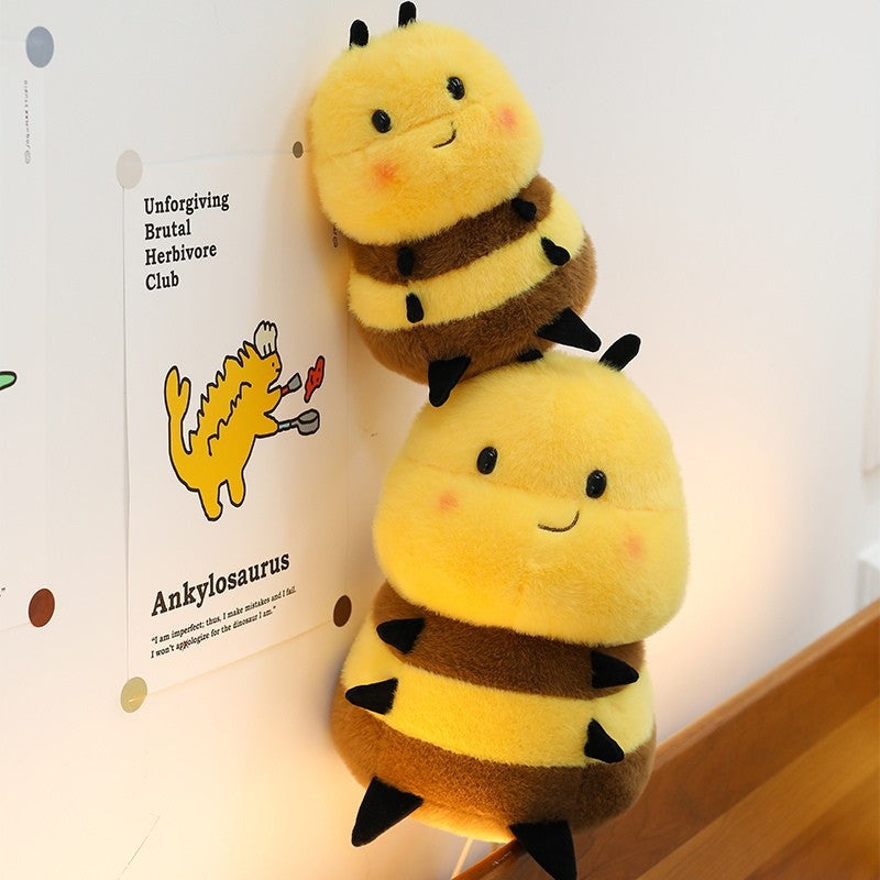 Cute Cartoon Bee Plush Toy Bug Doll Soft Stuffed Animal Gift