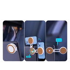 New Strong Magnetic Suction Car Central Control Screen Mobile Phone With Screen Bracket Adhesive Universal Tesla Mobile Phone Bracket