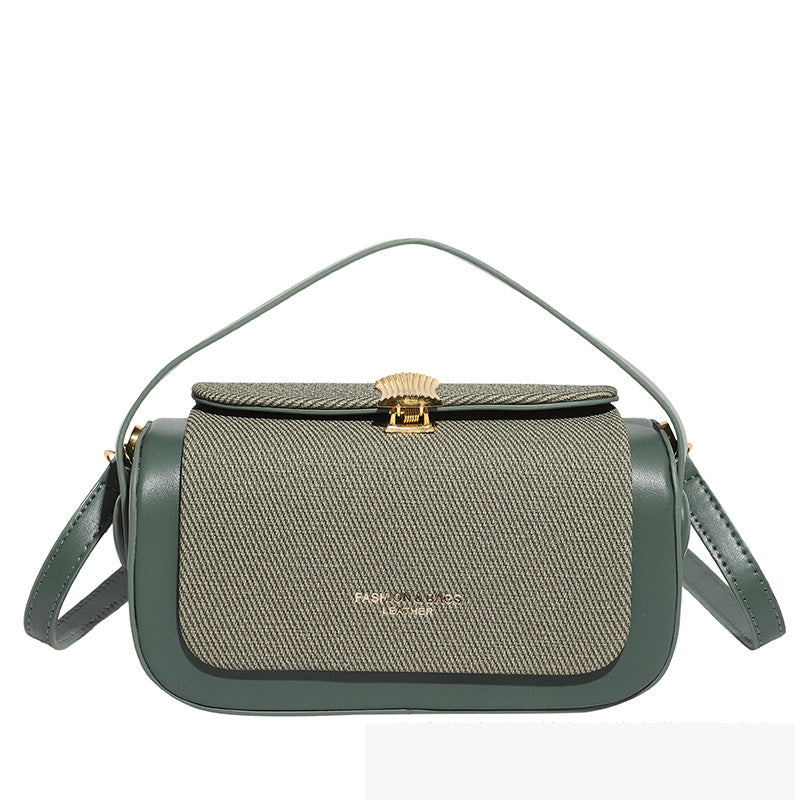 Fashionable Trendy Elegant Small Square Bag Shoulder Crossbody Bag Literary Simple Handbag Luxury Retro Box Bag Wholesale