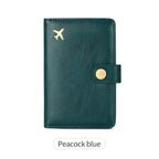 Travel passport bag simple and portable multifunctional passport holder document storage protective cover