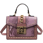 Fashion Alligator Women Shoulder Bags Designer Chains Handbags Luxury PU Leatehr Crossbody Bag Small Envelope Flap Famale Purses