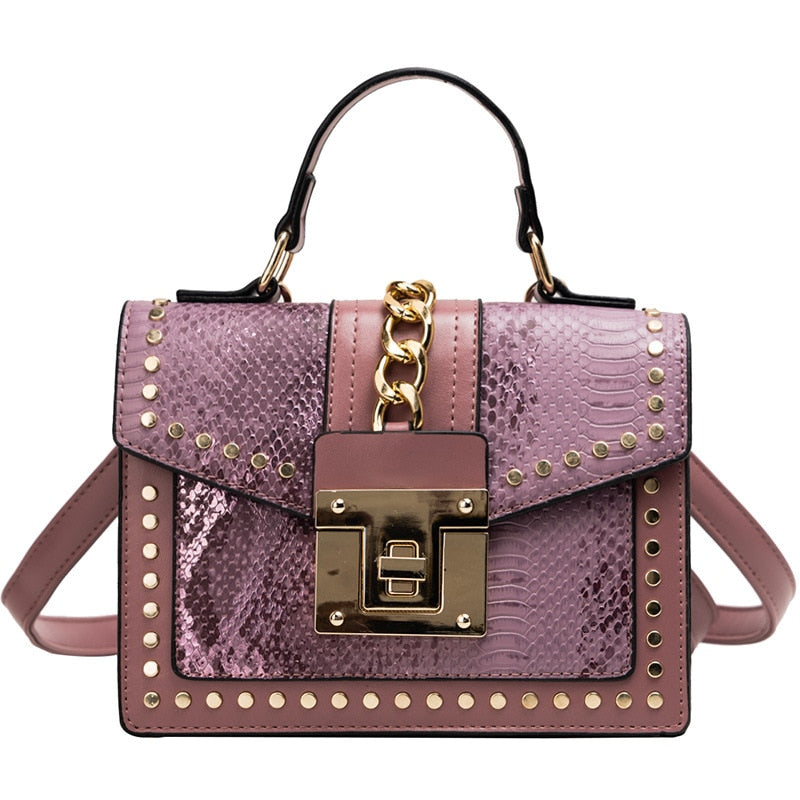 Fashion Alligator Women Shoulder Bags Designer Chains Handbags Luxury PU Leatehr Crossbody Bag Small Envelope Flap Famale Purses