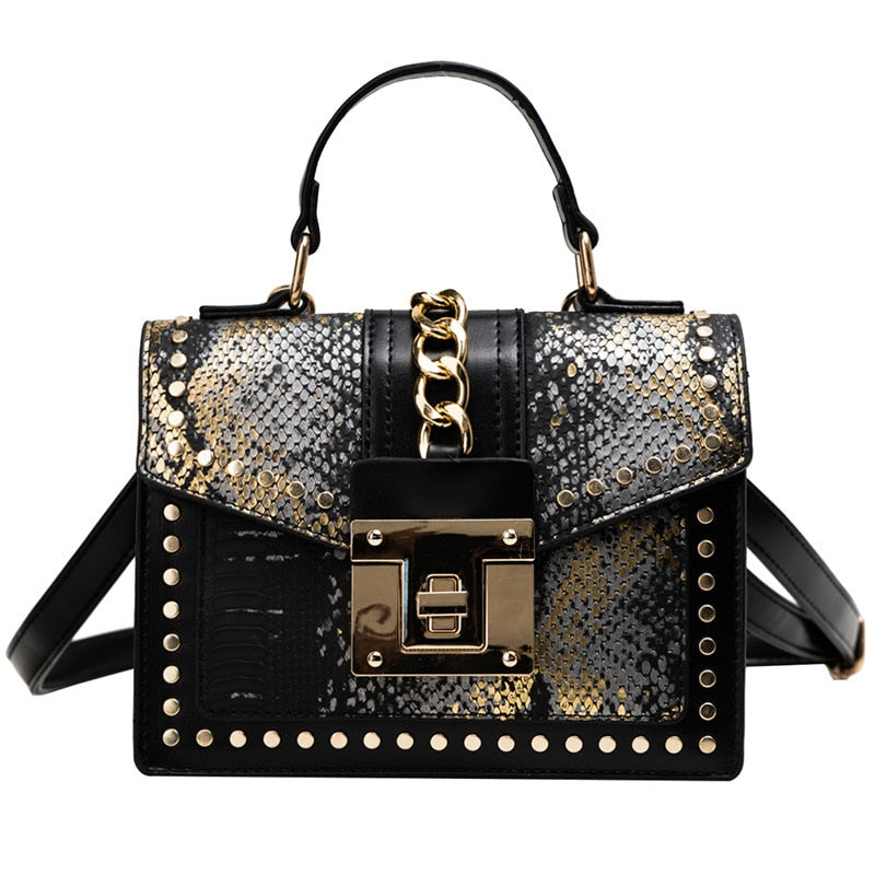 Fashion Alligator Women Shoulder Bags Designer Chains Handbags Luxury PU Leatehr Crossbody Bag Small Envelope Flap Famale Purses