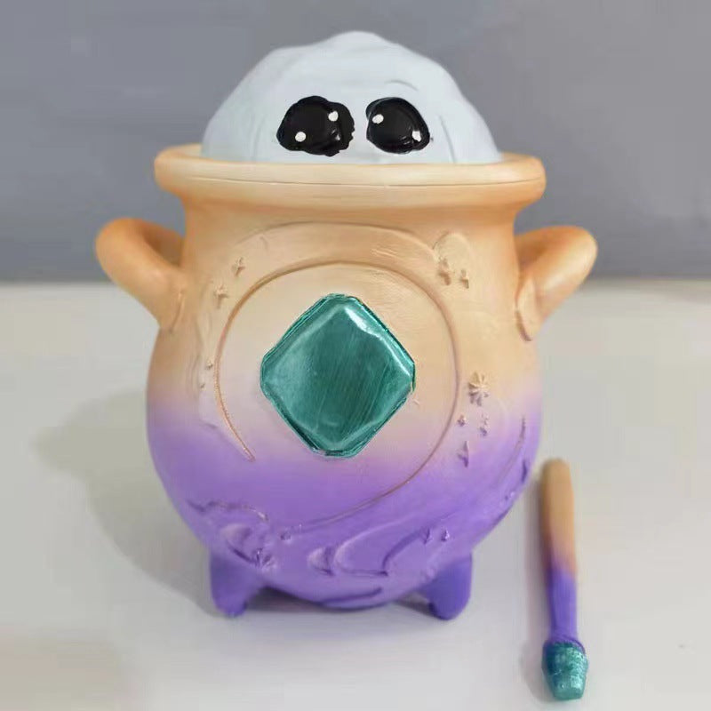 Creative Magic Magic Fog Pot Fog Pot Kids Resin Crafts Ornament Fun Toys