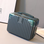 Vintage Luggage Mini Makeup Case 14-inch Small Box Gift Box 16-inch Carry-on Bag Storage Lock Box