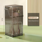 Light Luxury Makeup Brush Storage Bucket Desktop Senior Sense Brush Bucket Dust Eyebrow Pencil Eye Shadow Brush Rack Organizer