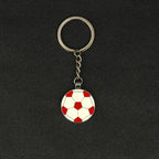 Qatar World Cup Small Gift Baking Varnish Metal Bottle Opener Basketball Football Key Chain