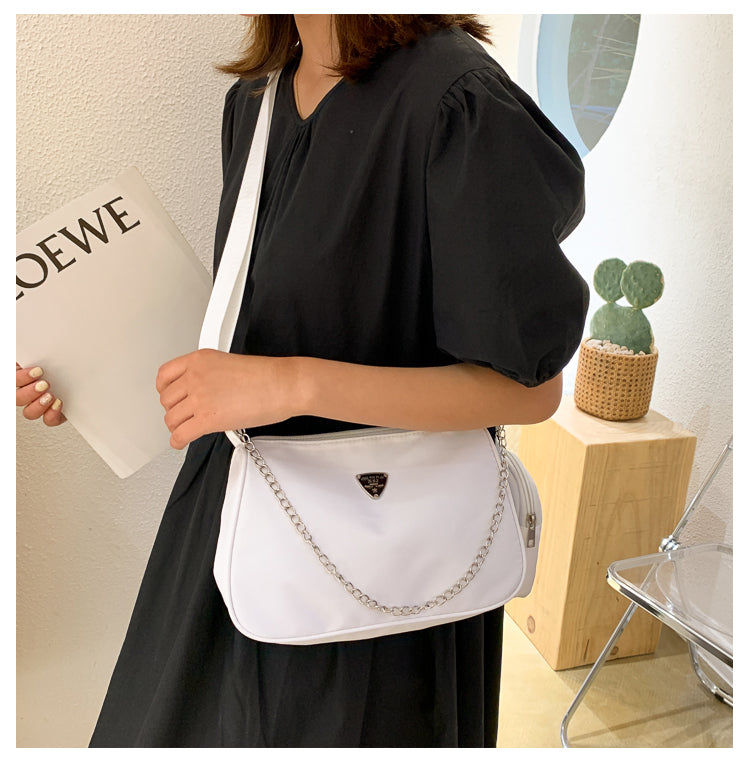 New Simple Small Shoulder Bag Girls Mini Messenger Bag Solid Color Shoulder Bag Casual Student Bag Messenger Bag