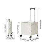 Folding Utility Cart with Lid – Rolling Storage Wagon for Shopping, Travel & Outdoor Activities