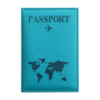 Passport Protection Cover PU Passport Clip Ticket Clip