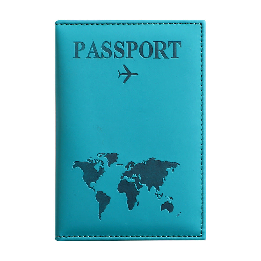 Passport Protection Cover PU Passport Clip Ticket Clip