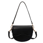 Vintage Small Bag New Fashion Versatile Autumn and Winter One Shoulder Crossbody Bag Small Women's Bag Underarm Saddle Bag
