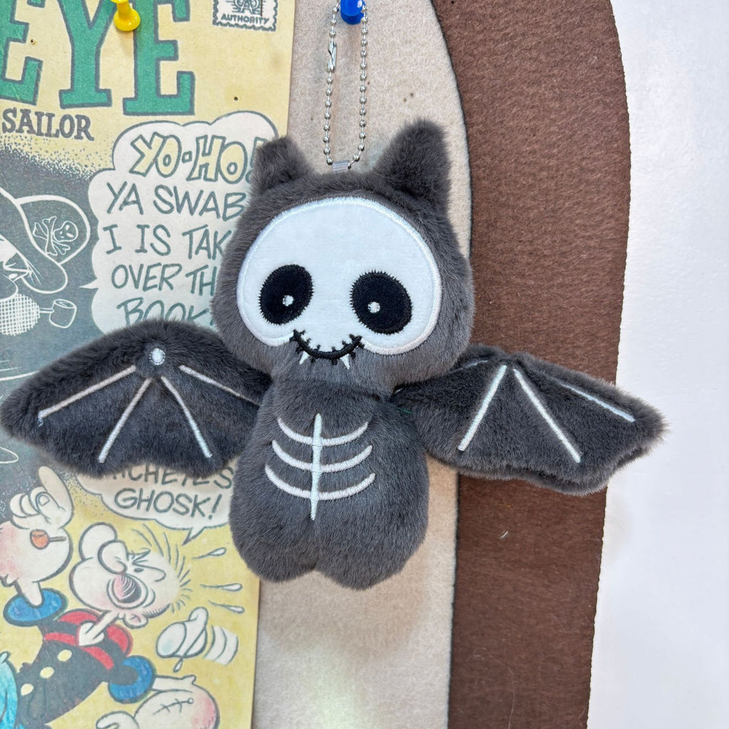 Halloween Cartoon Devil Bat Cute Plush Toy Doll Backpack Keychain Pendant