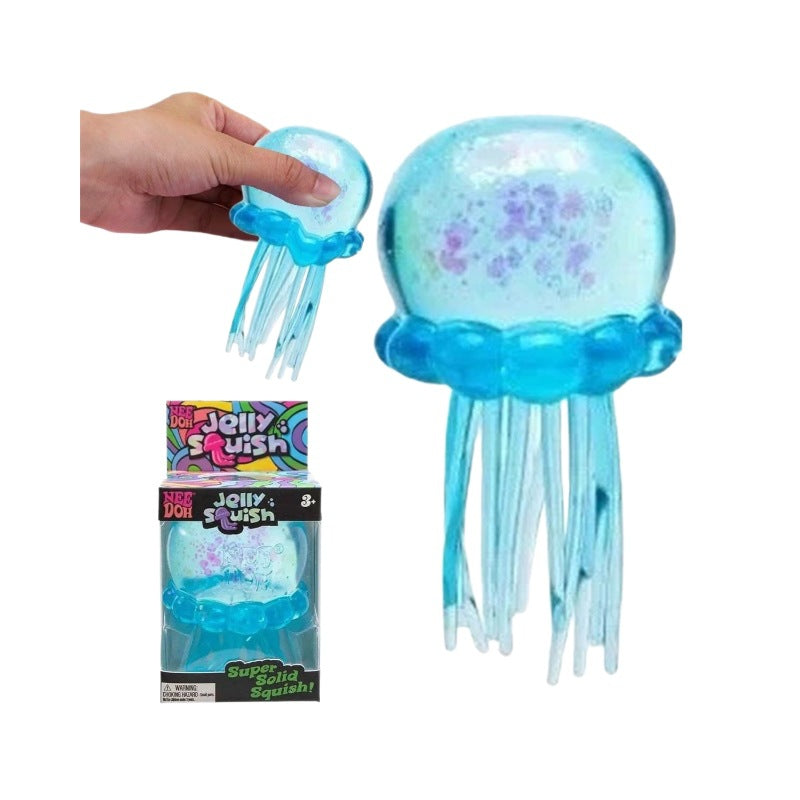 Luminous Water Play Octopus and Jellyfish Toy, Realistic Eight-Armed Design