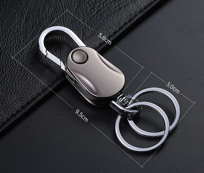 New creative fingertid gyroscope keychain car key pendant Two Key Ring Kids boy Toy