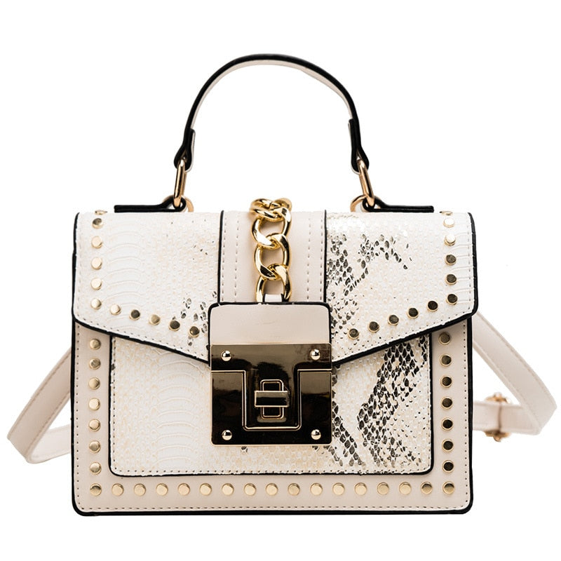 Fashion Alligator Women Shoulder Bags Designer Chains Handbags Luxury PU Leatehr Crossbody Bag Small Envelope Flap Famale Purses