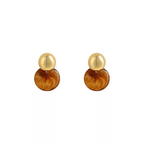 High end feeling, light luxury, Maillard blend temperament, earrings, retro ornaments