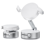 Suction cup type vacuum phone holder with magnetic suction chuck