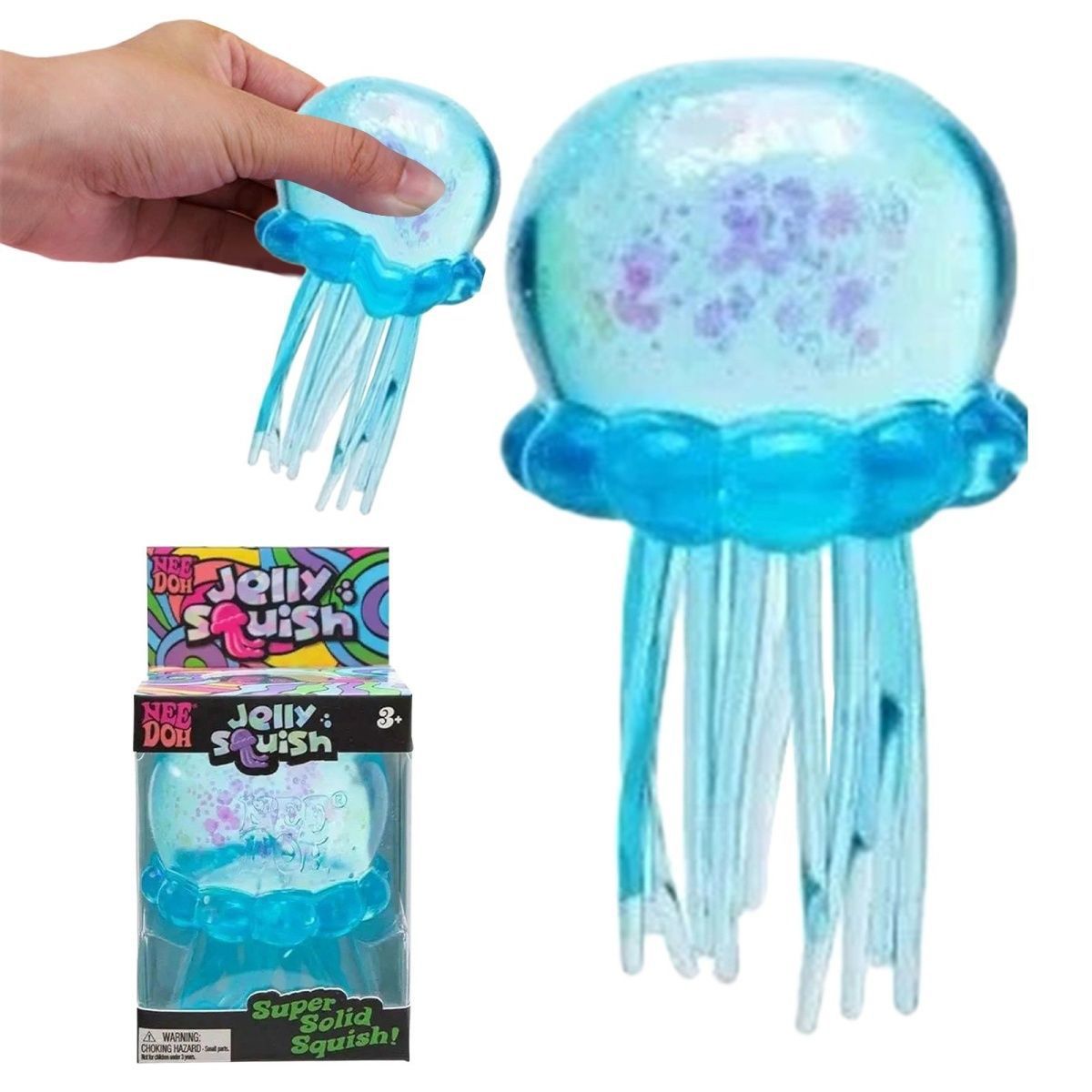 Luminous Water Play Octopus and Jellyfish Toy, Realistic Eight-Armed Design