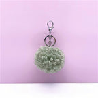 Key Chain Hair Ball Curly Cute Bag Pendant Car Plush Key Chain Creative Gift Jewelry Accessories Pendant