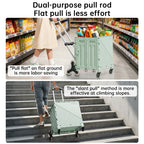 Folding Utility Cart with Lid – Rolling Storage Wagon for Shopping, Travel & Outdoor Activities