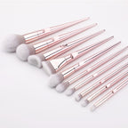 10Pcs Eye Makeup Brushes Set Eye Shadow Eyebrow Sculpting Power Brushes Facial Makeup Cosmetic Brush Tools