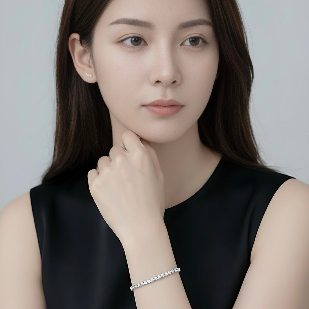 Silver Tennis Bracelet NYSHK