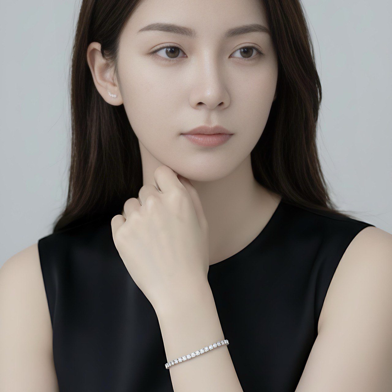 S925 Zircon Stones Elegant Tennis Bracelet NYSHK