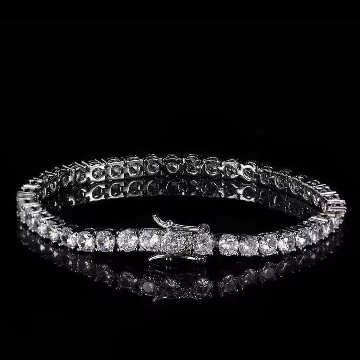 S925 Zircon Stones Elegant Tennis Bracelet NYSHK