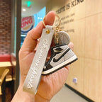 Cute Schoolbag PVC Sneakers Key Pendant Bag Pendant Car Key Chain Creative Shoe Key Chain
