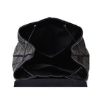 Luminous Geometric Plaid Backpacks for Women