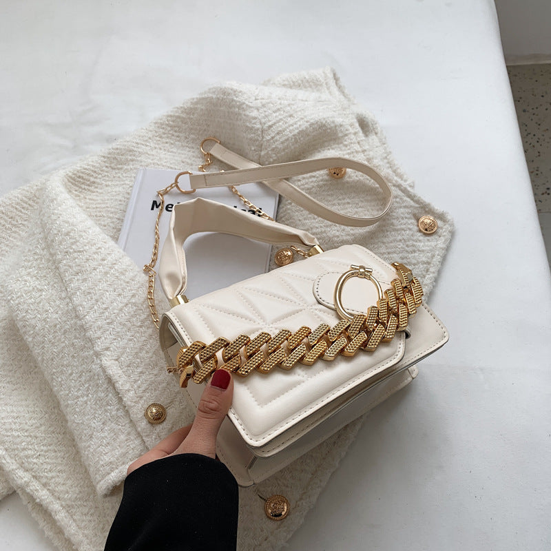 Spring Fashion Bag For Girls New Girl Hand-Held Women's Bag Single Shoulder Messenger Bag Small Square Bag